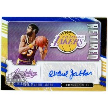 Kareem Abdul-Jabbar 2020-21 Panini Absolute Memorabilia Retired Auto Card 02/10