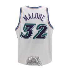2002-2003 Karl Malone Game Used Utah Basketball Jersey
