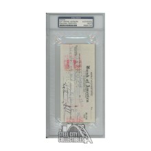 Katharine Hepburn Autographed 1956 Check - PSA/DNA