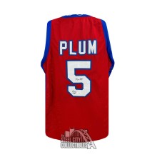 Kelsey Plum 2020 Gold Autographed USA Custom Red Basketball Jersey - JSA