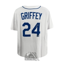 Ken Griffey Jr Autographed Seattle Mariners Nike Cooperstown Collection Baseball Jersey - BAS