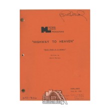 Ken Kercheval Autographed Highway To Heaven "Whose Trash is it Anyway?" Season 5 Script - BAS LOA