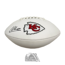 Kenneth Walker Autographed Kansas City White Logo Football - BAS