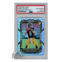 Kenny Pickett 2022 Panini Prizm Pandora Autograph Rookie Card /400 #301 PSA/DNA (Yellow)