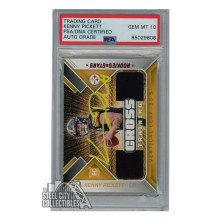 Kenny Pickett 2022 Panini Rookies and Stars Autograph Jersey Card 137/249 #CT-KP PSA/DNA 10 (Yellow)