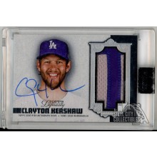 Clayton Kershaw 2019 Topps Dynasty Dynastic Data Patch Auto Card #DAP-CK2 2/5