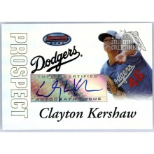 Clayton Kershaw 2007 Bowman's Best Prospect Autograph Card #BBP45