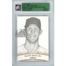 Clayton Kershaw 2014 In The Game Past, Present, Future Greatest Stars Sketch Card #106 1/1