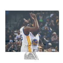 Kevin Durant Autographed Golden State Warriors 11x14 Basketball Photo - PSA/DNA (Hands Up)