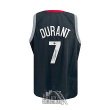 Kevin Durant Autographed Houston Custom Black Basketball Jersey - BAS
