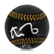 Kevin Garnett Autographed Official Black MLB Baseball - JSA