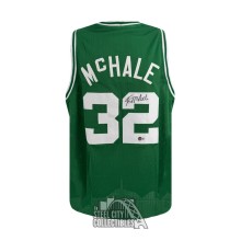 Kevin McHale Autographed Boston Custom Green Basketball Jersey - BAS (Top 2 Signed)