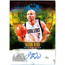 Jason Kidd 2018-19 Panini Court Kings Red Autograph Card #CK-JKD 09/15