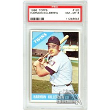 Harmon Killebrew 1966 Topps Card #120 PSA 8 NM-MT (643)