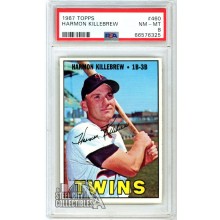Harmon Killebrew 1967 Topps Card #460 PSA 8 NM-MT (325)