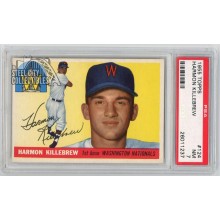 Harmon Killebrew 1955 Topps Rookie Card #124 PSA 7 NM
