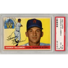 Harmon Killebrew 1955 Topps Rookie Card #124 PSA 6 EX-MT (913)