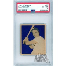 Ralph Kiner 1949 Bowman Card #29 PSA 6 EX-MT