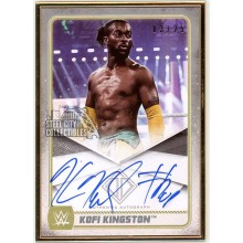 Kofi Kingston 2020 Topps Transcendent WWE Autograph Card #A-KK /25