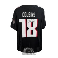 Kirk Cousins Autographed Atlanta Falcons Black Nike Football Jersey - Fanatics