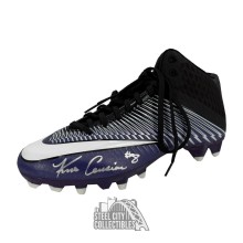 Kirk Cousins Autographed Nike Vapor Speed Light Purple Football Cleats - BAS