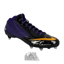 Kirk Cousins Autographed Nike Vapor Speed Purple Football Cleats - BAS (Right)