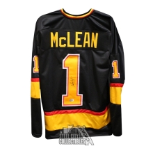 Kirk McLean Autographed Vancouver Custom Black Hockey Jersey - BAS