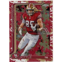 George Kittle 2025 Topps Chrome Team Camo Card #267