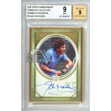 Jan Kodes 2020 Topps Transcendent Tennis HOF Autograph Card #TCA-JK 25/25 BGS 9