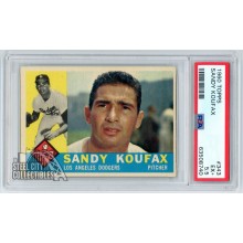 Sandy Koufax 1960 Topps Card #343 PSA 5.5 EX+