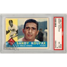 Sandy Koufax 1960 Topps Card #343 PSA 6 EX-MT (340)