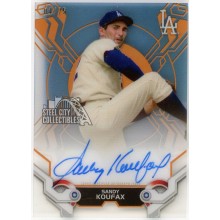 Sandy Koufax 2019 Topps High Tek Orange Autograph Card #HTA-SK 1/25