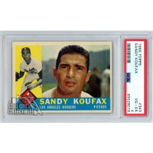 Sandy Koufax 1960 Topps Card #343 PSA 4 VG-EX