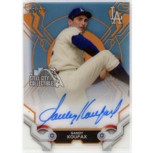 Sandy Koufax 2019 Topps High Tek Orange Autograph Card #HTA-SK 9/25