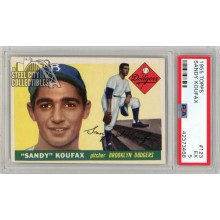 Sandy Koufax 1955 Topps Baseball Rookie Card #123 PSA 5