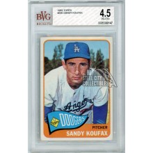 Sandy Koufax 1965 Topps Baseball Card #300 BVG 4.5