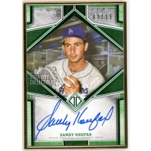 Sandy Koufax 2019 Topps Transcendent Green Autograph Card #TCA-SK 7/15