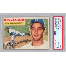 Sandy Koufax 1956 Topps Card #79 White Back PSA 4 VG-EX