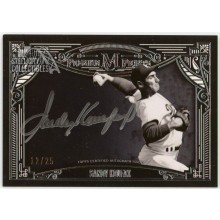 Sandy Koufax 2016 Topps Museum Premium Prints Autograph Card #PP-SK 12/25