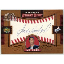 Sandy Koufax 2002 Upper Deck Sweet Spot Legendary Autograph Card #L-SK