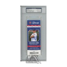 Kris Bryant Autographed Chicago Cubs First MLB Ticket - PSA/DNA 10 (4/18/15)