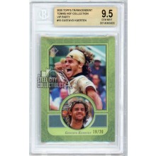 Gustavo Kuerten 2020 Topps Transcendent Tennis VIP Green Card #15 /20 BGS 9.5