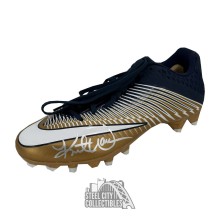 Kurt Warner Autographed Nike Blue/Gold VPR Football Cleats - BAS (Left)