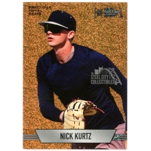 Nick Kurtz 2024 Skybox Metal Universe Champions Orange FX PMG Rookie Card 05/25
