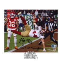 Kyle Juszczyk SB LIV TD Autographed San Francisco 8x10 Football Photo - BAS