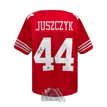 Kyle Juszczyk Autographed San Francisco Custom Red Football Jersey - BAS (Top Left #4 Signed)