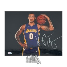 Kyle Kuzma Autographed Los Angeles 11x14 Basketball Photo - PSA/DNA