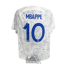 Kylian Mbappe Autographed 2022 France National Team White Nike Soccer Jersey - Panini