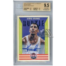 Kyrie Irving 2012-13 Panini Past & Present Autograph Rookie Card #160 BGA 9.5 Auto 9
