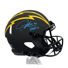 LaDainian Tomlinson HOF 17 Autographed San Diego Eclipse Authentic Full-Size Football Helmet - BAS (Blue Ink)
